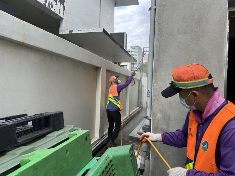 確診者工作廠域戶外化學防治 確診者工作廠域戶外化學防治